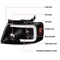 Spec-D Tuning 04-08 Ford F150 Projector Headlights- Black Housing With Clear Lens 2LHP-F15004JM-SQ-RS - alternate 4